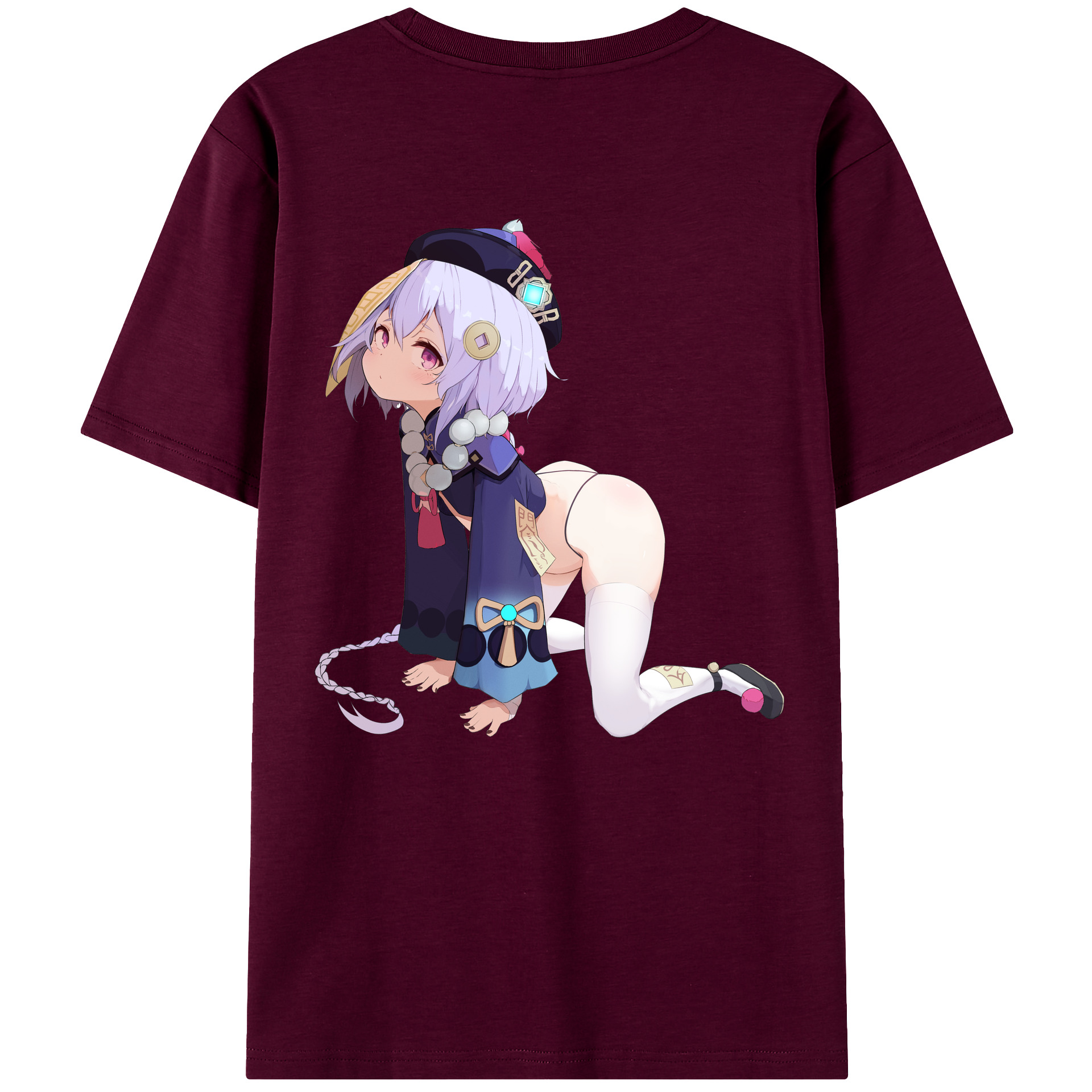げんし神 七七 なな  genshin Nana レディース半袖Tシャツ(バックプリント)
